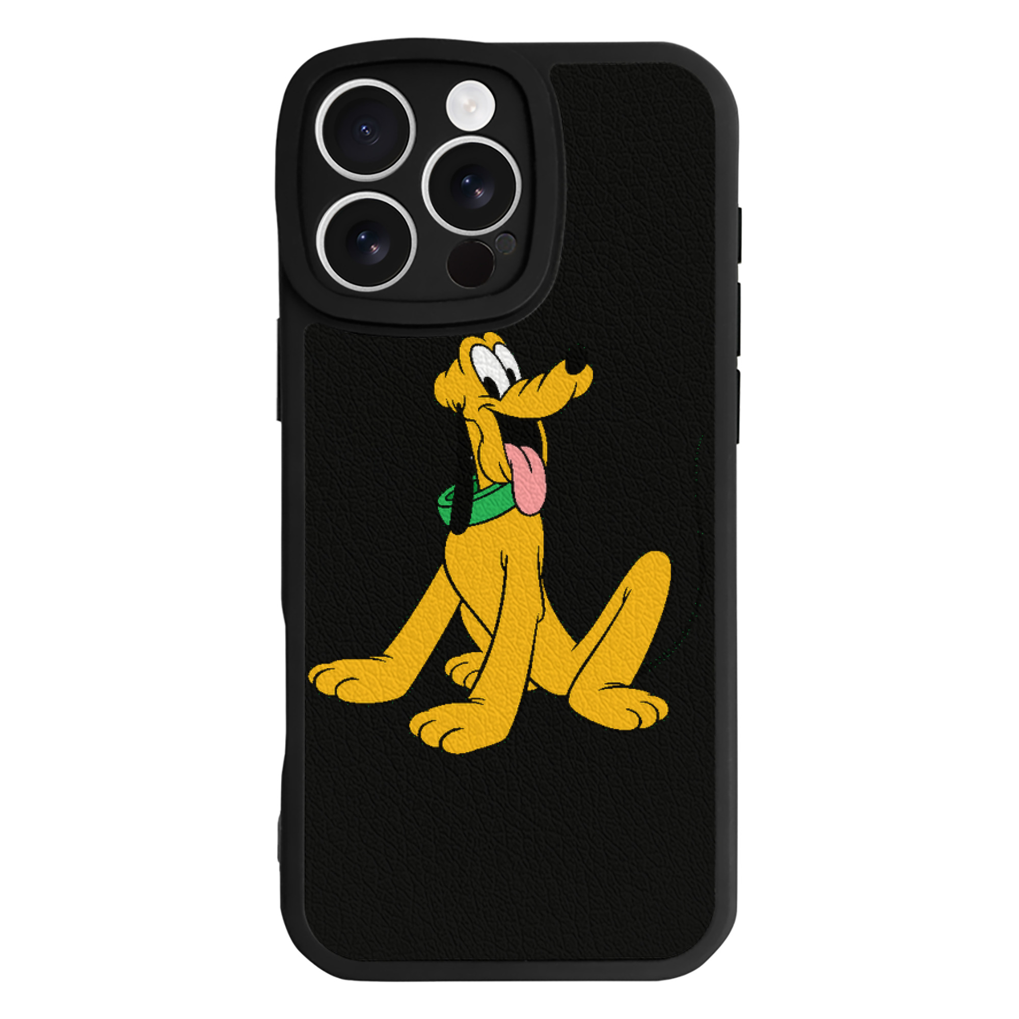 （画像用） ミッキーマウス Mickey Mouse 【iPhone 16シリーズ対応】シリコンスマホケース（レザー調） 材質：シリコン